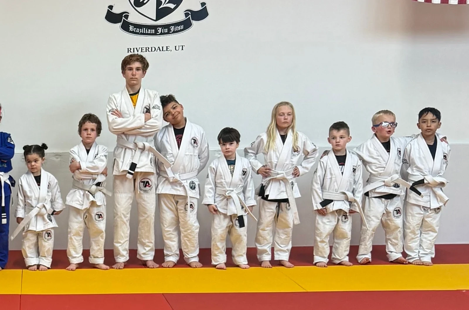 Kids martial arts class at Thiago Alves Brazilian Jiu-Jitsu